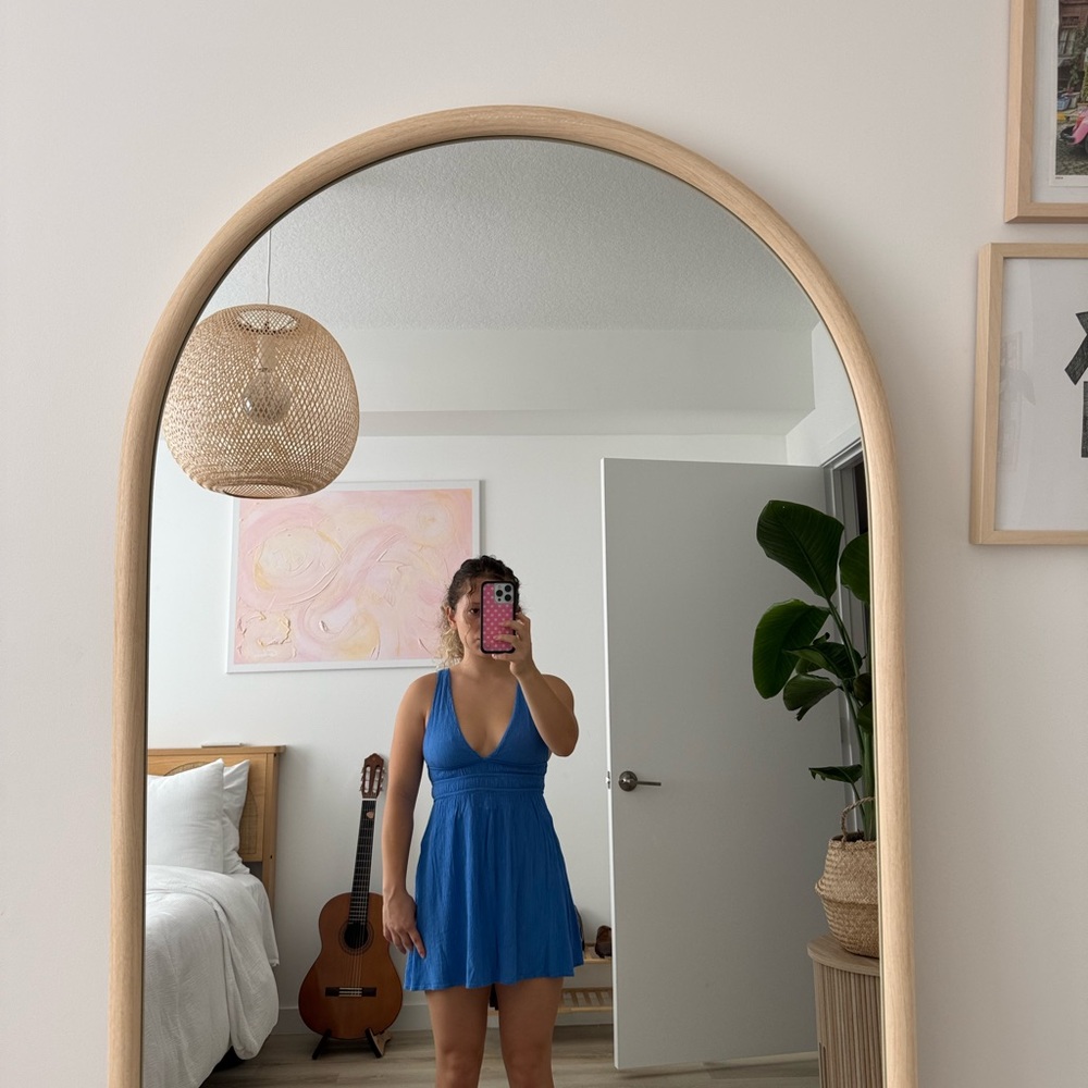 Blue Halter Dress